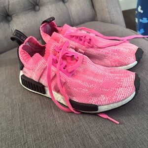 Pink and black Adidas Boost NMDS 7
